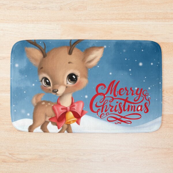 Item preview, Merry Christmas Deer designed and sold by Edenglow Prints & Peculiars.