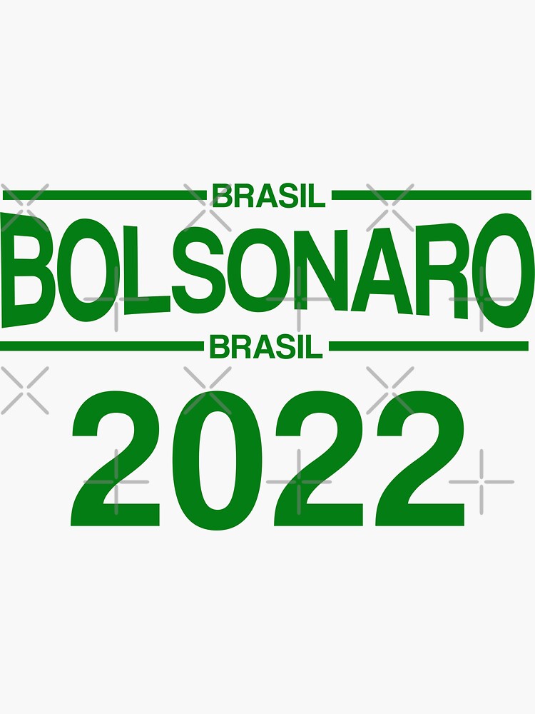 "Camiseta Bolsonaro 22" Sticker for Sale by rachimariposa | Redbubble