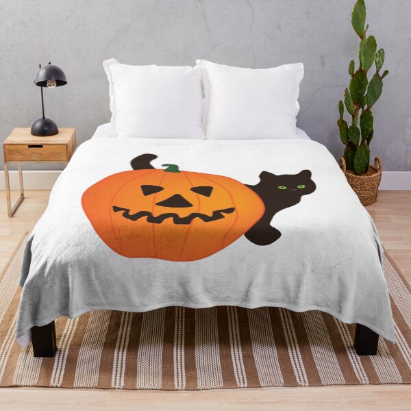 Item preview, Pumpkin and Black Cat designed and sold by Ashlison.