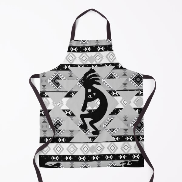 Item preview, Native American Kokopelli Design - Black White And Grey designed and sold by handsoftime2020.