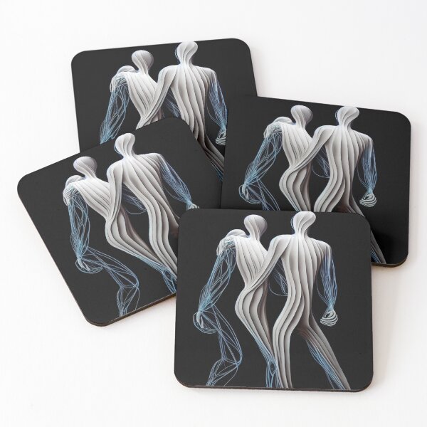 Item preview, Blue&White Humanoid Lines designed and sold by BraveFellow.