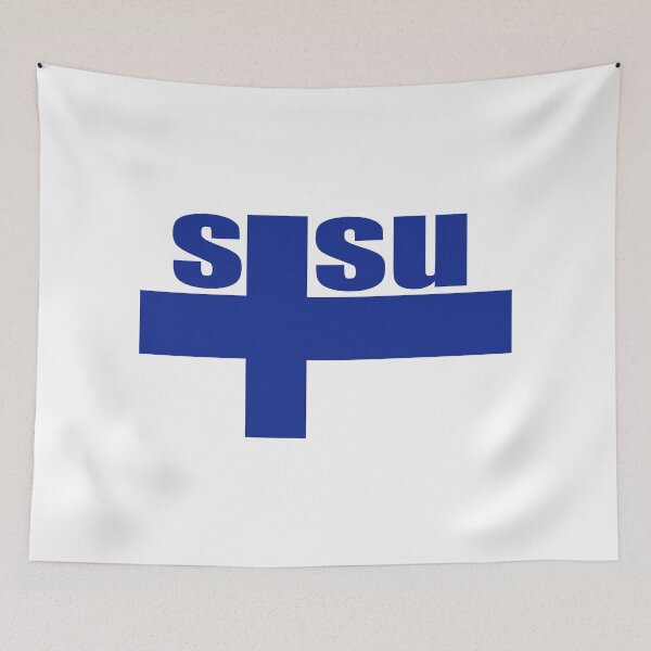 Item preview, Finland Flag Blue Heart Finnish Gifts designed and sold by JCL Design Studio.