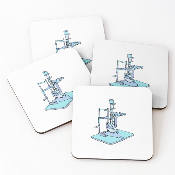 Item preview, Eye Exam Slit Lamp in Blue designed and sold by TheEyeFanatic.