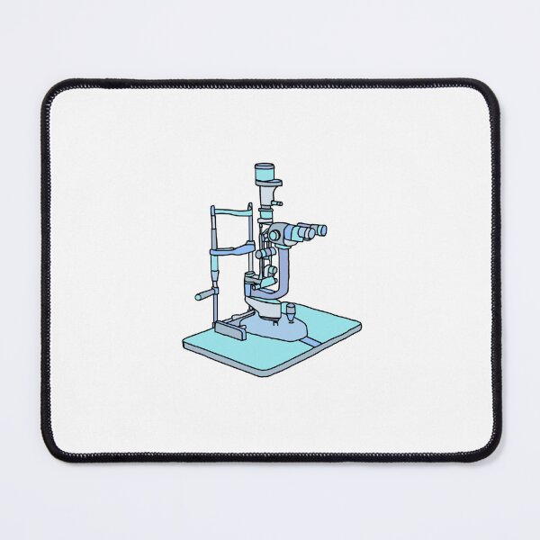 Item preview, Eye Exam Slit Lamp in Blue designed and sold by TheEyeFanatic.