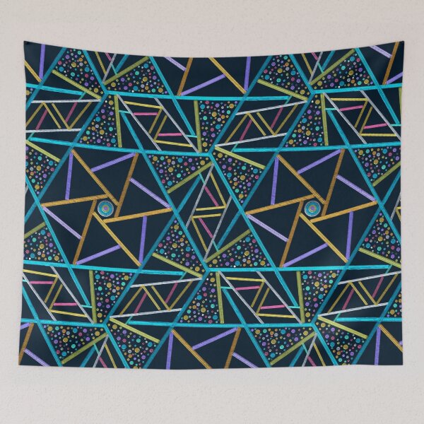 Item preview, Abstract Metallic Geometric designed and sold by Jane Izzy Designs.