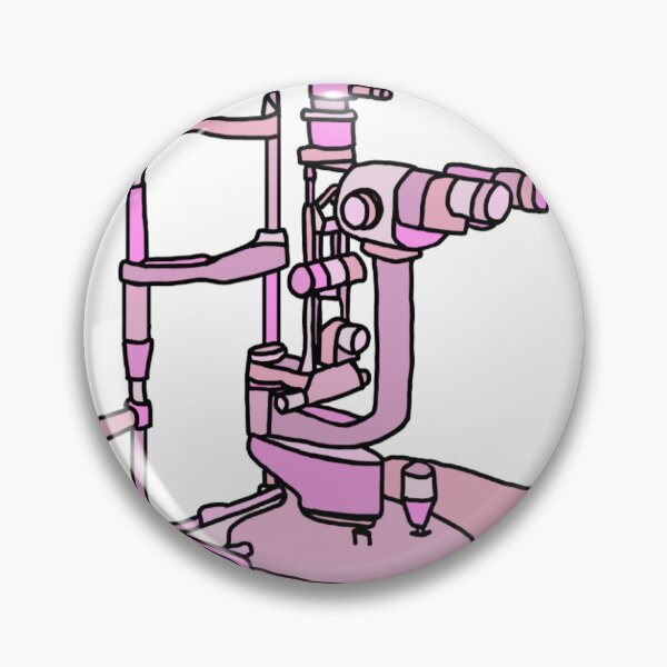 Item preview, Eye Exam Slit Lamp in Pink designed and sold by TheEyeFanatic.
