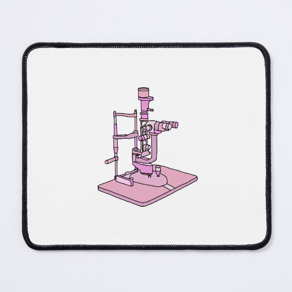 Item preview, Eye Exam Slit Lamp in Pink designed and sold by TheEyeFanatic.