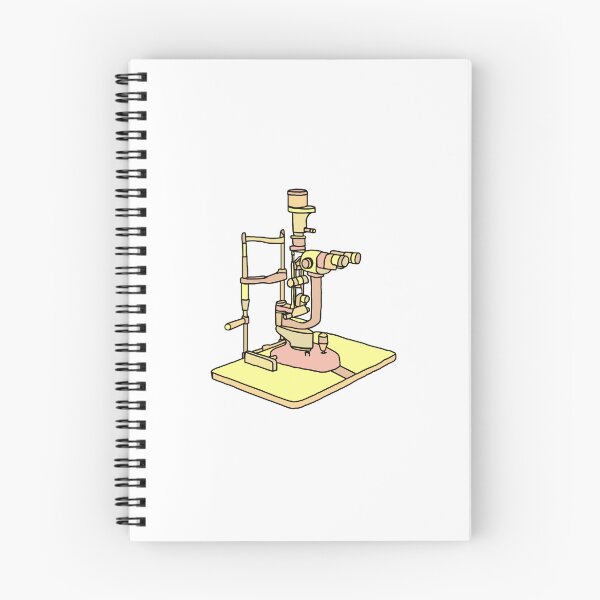 Item preview, Eye Exam Slit Lamp in Yellow/Orange designed and sold by TheEyeFanatic.