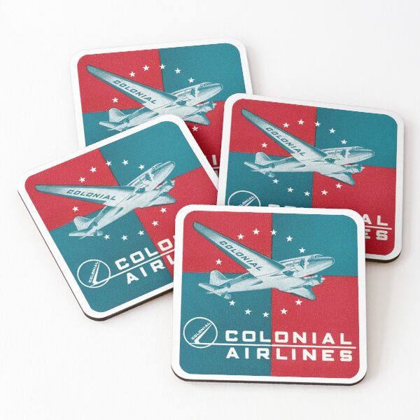 Item preview, 1950 Colonial Airlines designed and sold by historicimage.