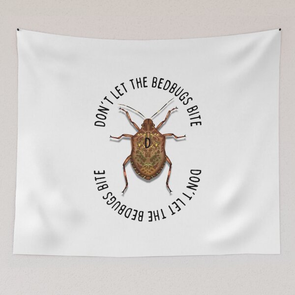 Item preview, Don't Let the Bedbugs Bite  designed and sold by FunnyFactDesign.