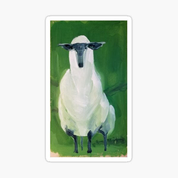Counting Sheep in the Green Sticker