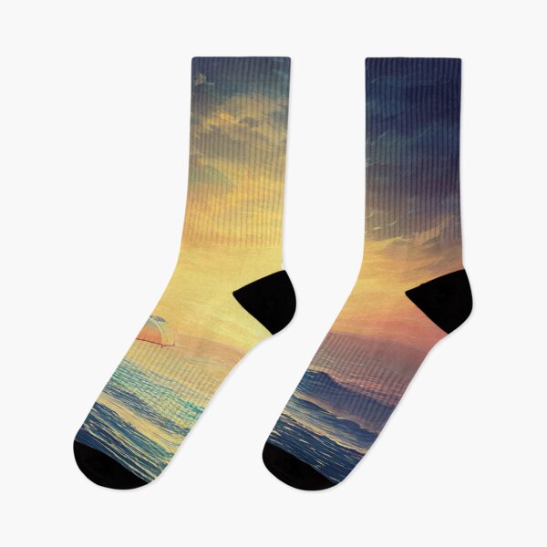 Item preview, Contemplating the Sea Art designed and sold by TravelingOak.