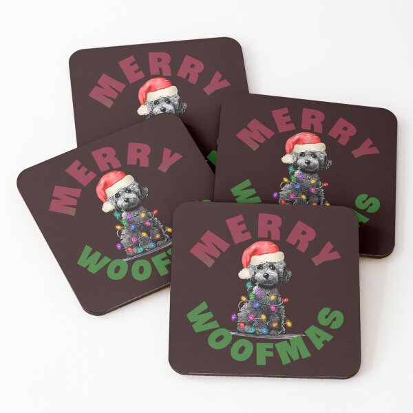 Item preview, Poodle Merry Woofmas designed and sold by SimplyCosmic11.