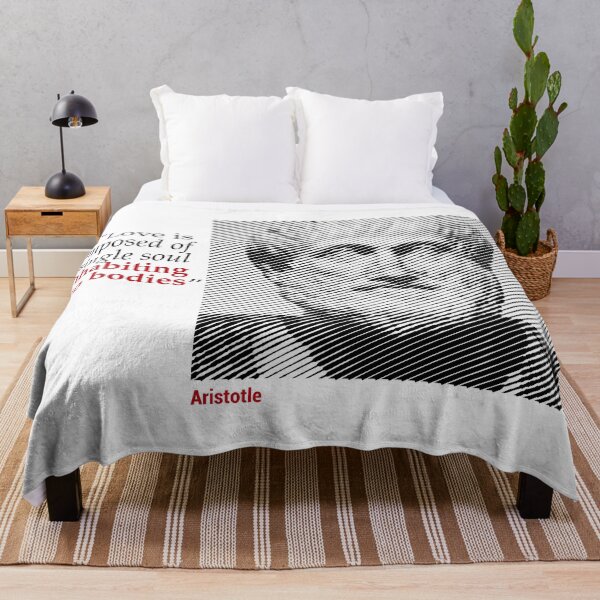 Item preview, Aristotle's Portrait with a Love Quote designed and sold by emotica.