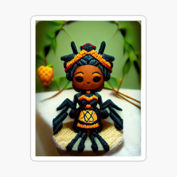 Demonology in knitting Sticker