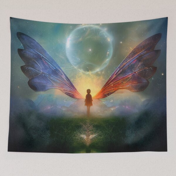 Item preview, The Wings of Imagination designed and sold by fairytailsaiart.