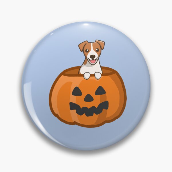Item preview, Jack Russell in Jack-o'-lantern designed and sold by PupBubble Art.