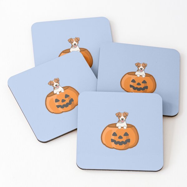 Item preview, Jack Russell in Jack-o'-lantern designed and sold by PupBubble Art.