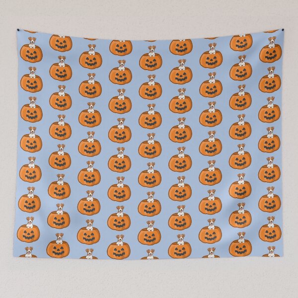 Item preview, Jack Russell in Jack-o'-lantern designed and sold by PupBubble Art.