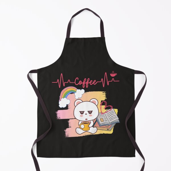 Item preview, Cute panda drinking coffee, coffee and panda designed and sold by ColourTrials.