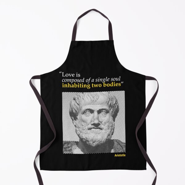 Item preview, Aristotle's Portrait with a Love Quote (inverse) designed and sold by emotica.