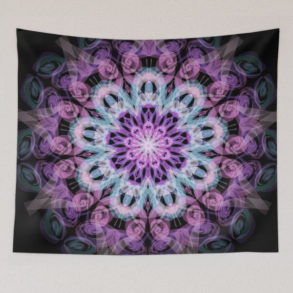 Item preview, Mandala de algodón de azúcar designed and sold by EggheadK8.