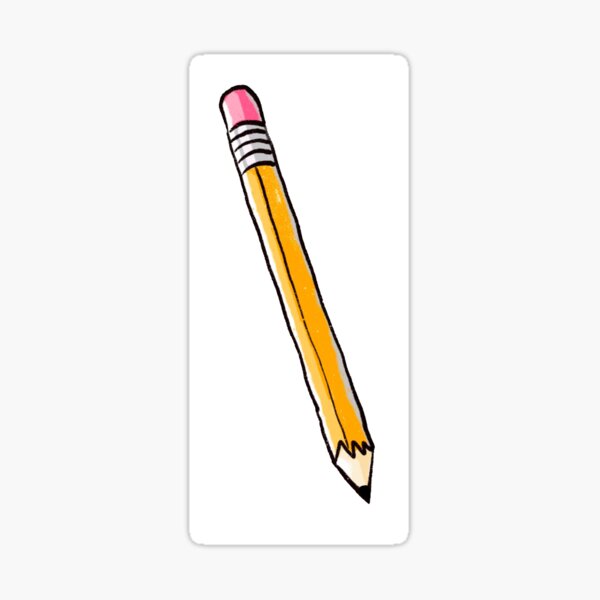 To The Point Diagonal Pencil Sticker
