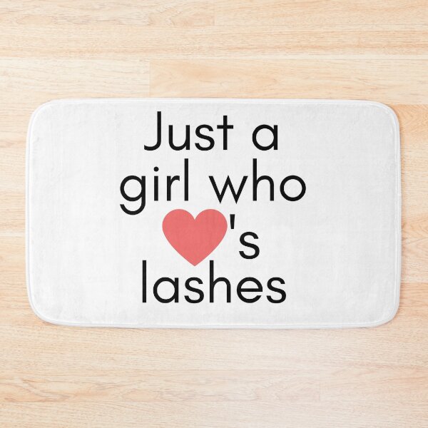 Item preview, Just a girl who loves lashes for a lash tech designed and sold by 306Biz.