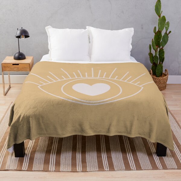Item preview, Magical Mysterious Aesthetic Indie Style Pretty Heart Eye Honey Yellow designed and sold by scorpiolane.
