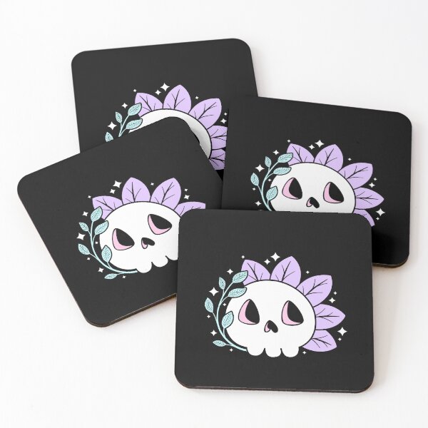 Item preview, Leafy Skull (Pastels) designed and sold by Kimberly Sterling.