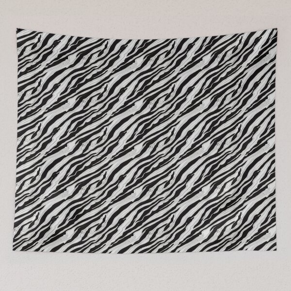 Item preview, No Bra Like Zebra - Infinite Retro Pattern - Seamless Pattern designed and sold by GenerationalArt.