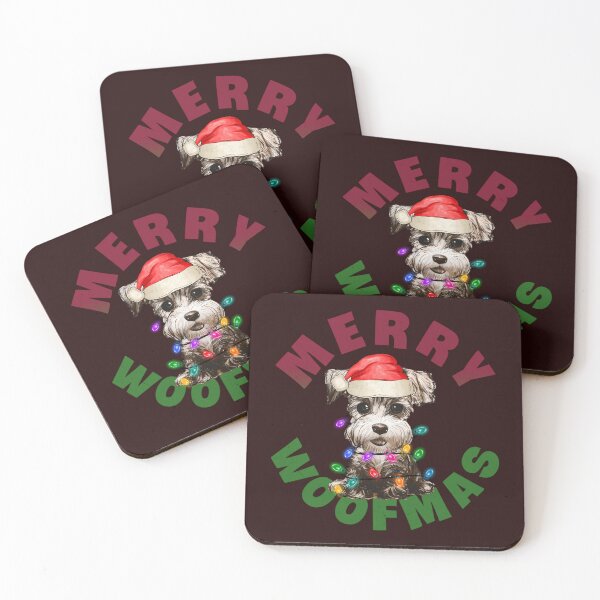 Item preview, Miniature Schnauzer Merry Woofmas designed and sold by SimplyCosmic11.