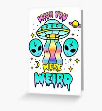 Tarjeta de felicitación Ojalá fueras raro
