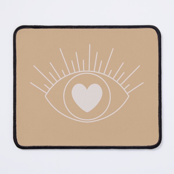 Item preview, Magical Mysterious Aesthetic Indie Style Pretty Heart Eye Peach Yellow designed and sold by scorpiolane.
