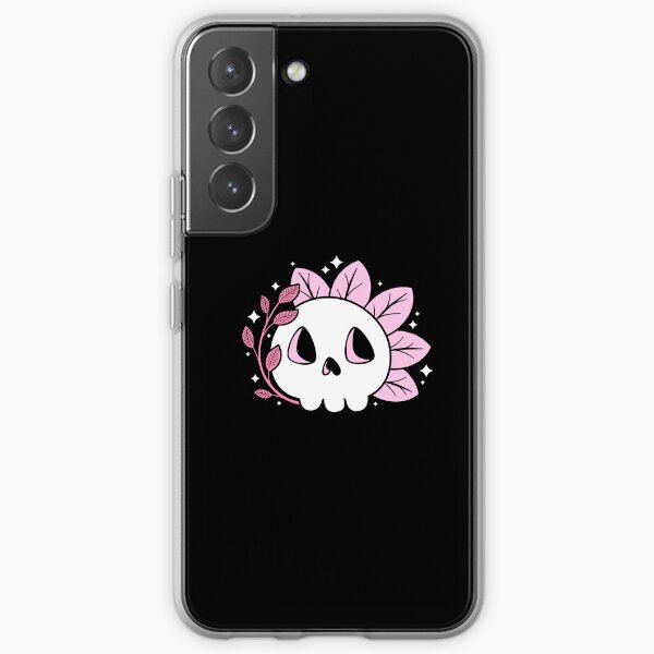 Leafy Skull (Pink) Samsung Galaxy Soft Case