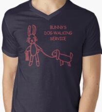 Bunnys dog walking service Men's V-Neck T-Shirt
