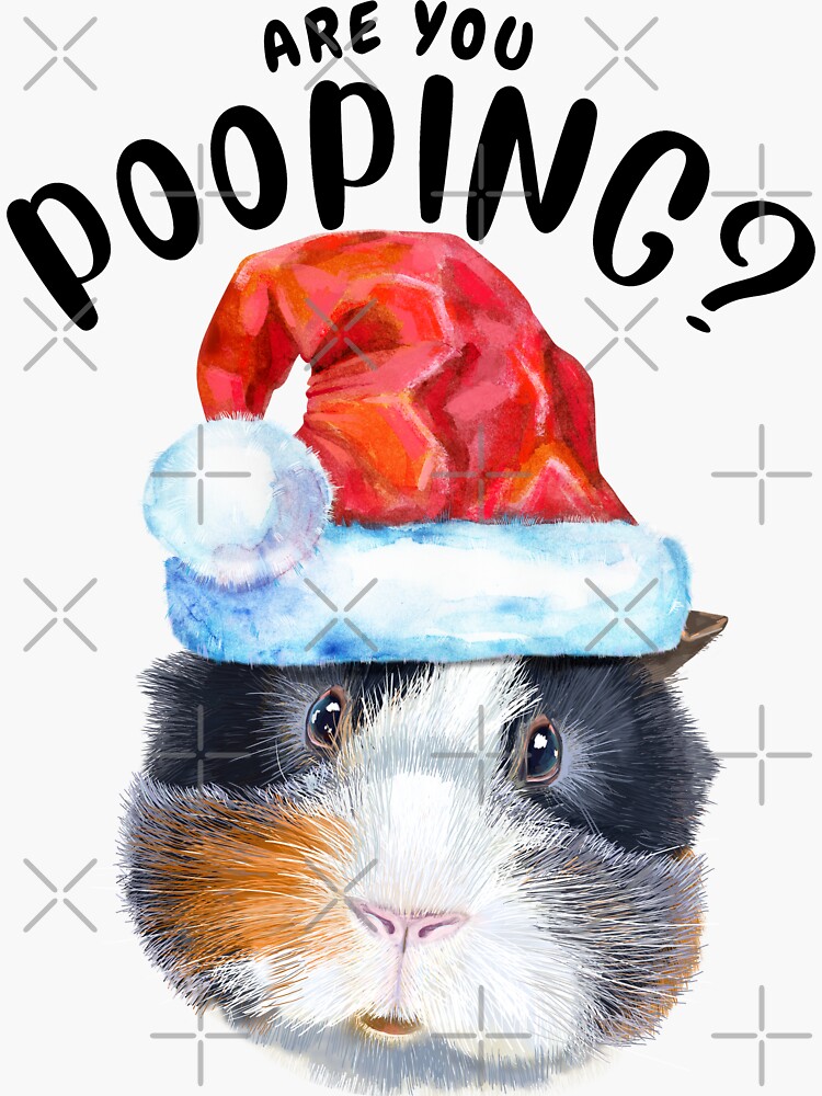 "Guinea Pig Are You Pooping Bathroom Print Guinea Pig Art Guinea