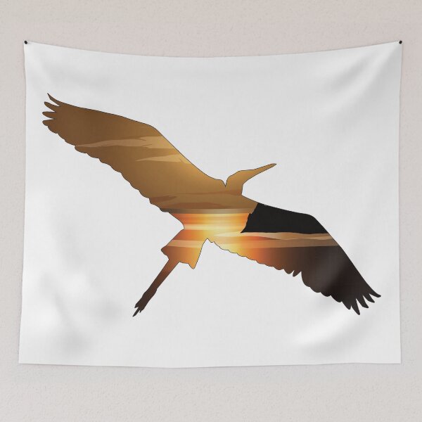 Item preview, Sunrise Heron designed and sold by damonasplace.