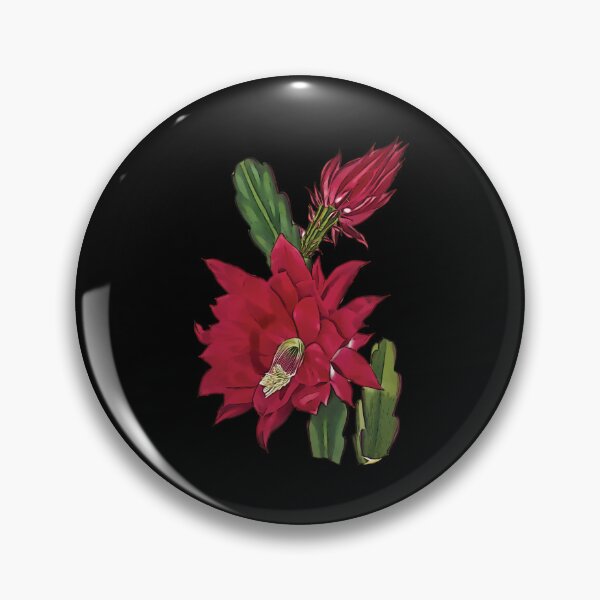 Item preview, RED FLOWER CACTUS designed and sold by MicbellaArt.