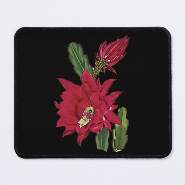 Item preview, RED FLOWER CACTUS designed and sold by MicbellaArt.