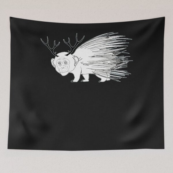 Item preview, Monkey Antlers Porcupine  designed and sold by CedricDavis.