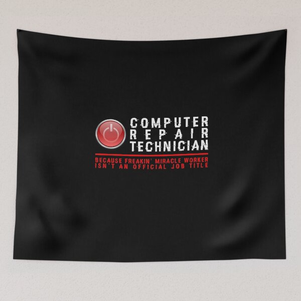 Item preview, Computer Repair Technician. Because Freakin Miracle Worker Is Not An Official Job Title designed and sold by BeUniqueMe.