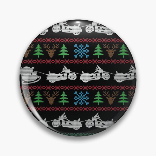Artikelvorschau, Motorrad-hässliche Weihnachtsstrickjacke Sankt auf Motorrad-Hemd entworfen und verkauft von DahnkeBinney.