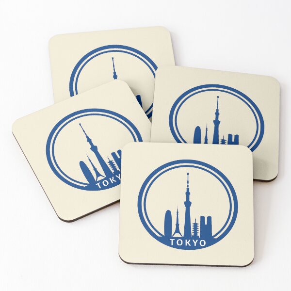 Item preview, Tokyo, Japan - City Skyline Logo  designed and sold by JonesyDave.