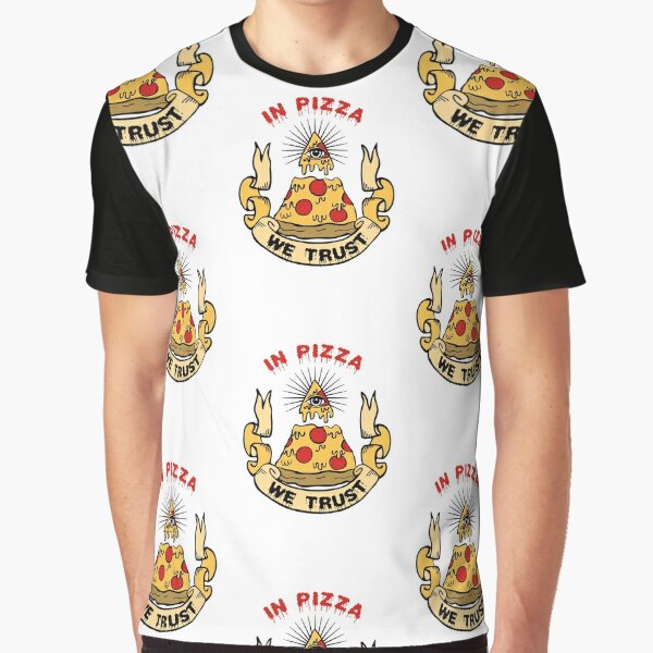 target shirt in pizza we trust