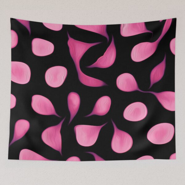 Item preview, Tiny Rosy Dot Leaves Tapestry designed and sold by fatenanwar.