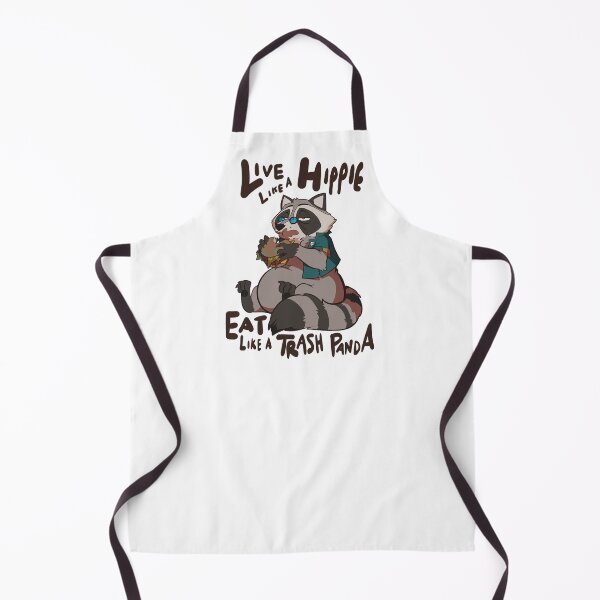 Item preview, Live like a Hippie, Eat like a Trash Panda designed and sold by Lizardbeth Art.