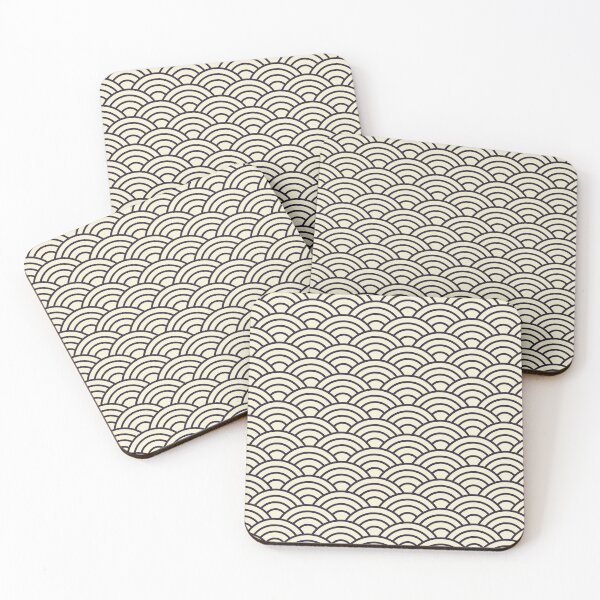 Item preview, Japanese Culture Art Style Minimal Waves designed and sold by MakeitMelo.