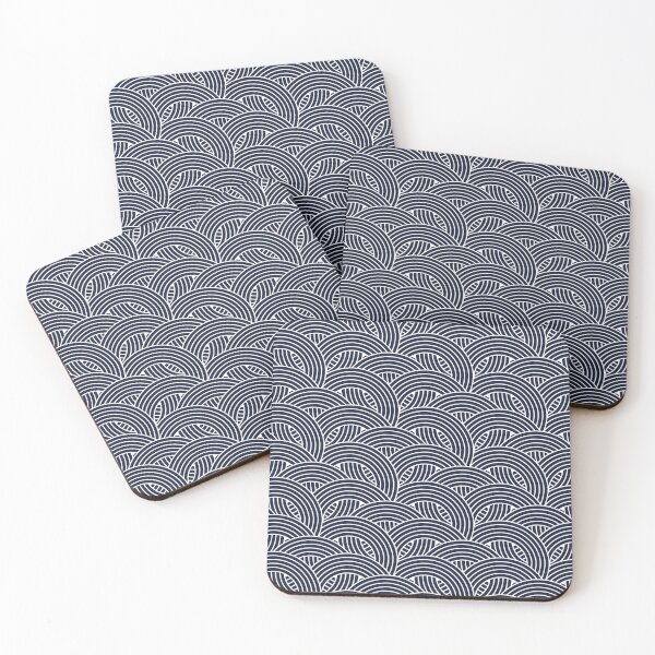Item preview, Japanese Culture Art Style Minimal Waves designed and sold by MakeitMelo.