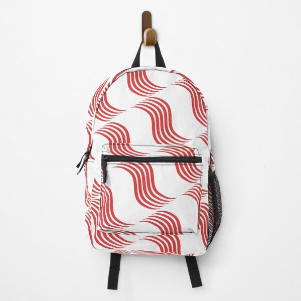 Item preview, Japanese Culture Art Style Red And White Waves designed and sold by MakeitMelo.